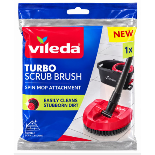 Змінна щітка-насадка для швабри Vileda Turbo Scrub Brush, 1 шт.
